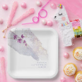 Wilde Waterverf voor bruiloft Verf Str Peri ID954 Papieren Bordje (Feest)