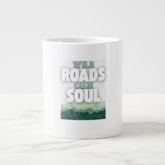 Wilde wegen kalme ziel - Motiverende quote Extra Grote Beker