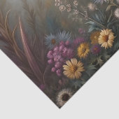 Wilde Weide Distel Bloemendecoupage Tissuepapier (Detail)