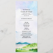 Wilde weide | Spring Mountains Trouwprogramma's Programma (Voorkant)