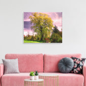 Wilde weideboom canvas afdruk (Insitu (Woonkamer))