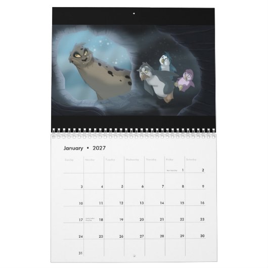 Wilde wereld 2010 kalender (Jan 2027)