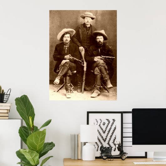  Wilde West-/RED-JACKS Poster (Thuiskantoor)