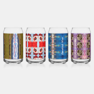 Wilde Westen Bierglazen Set Blikvorm Glas