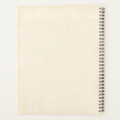 Wilde Western! Horses. Bewerkbare mannen Planner (Achterkant)