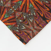 Wilde wilde bloemen 2 fleece deken (Hoek)