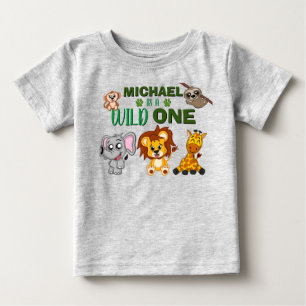 Wilde wilde Oerwouden Safari dieren eerste verjaar