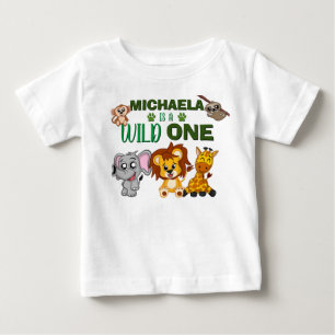 Wilde wilde Oerwouden Safari dieren eerste verjaar
