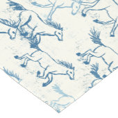 Wilde wilde paarden Indigo Table Runner Korte Tafelloper (Hoek)