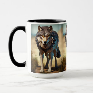 wilde wolf Koffie Mok