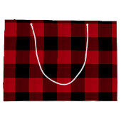 Wilde Wonderful Kerstrode Buffalo Pset ID604 Groot Cadeauzakje (Achterkant)