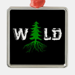 Wilde wortels buitenshuis metalen ornament