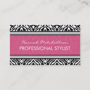 Wilde Zebra Professional Visitekaartjes