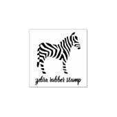 Wilde Zebra Rubberstempel (Afrduk)
