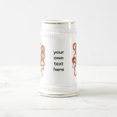 wilde zeeen - octopus - mok van bier (Center)