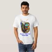 Wilde zijveren en potten t-shirt (Voorkant volledig)
