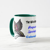 Wilde zijvlinder mok (Voorkant links)