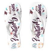 Wilde zomer teenslippers (Voetbed)