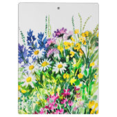 Wilde zomerbloemen klembord (Achterkant)