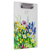 Wilde zomerbloemen klembord (Rechts)