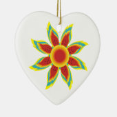 Wilde zonnebloem op maat gemaakt ornament (Rechts)