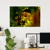 Wilde zonnebloem poster (Thuiskantoor)