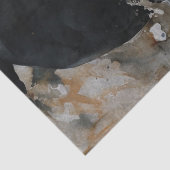 Wilde zwarte paarden Decoupage Tissuepapier (Detail)