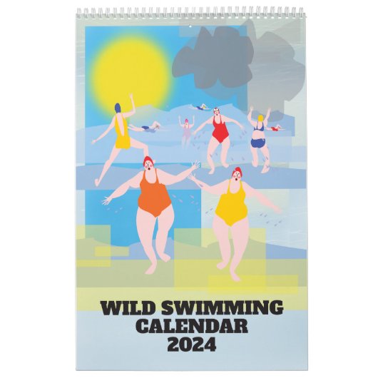 WILDE ZWEMKALENDER 2024 KALENDER (Hoes)