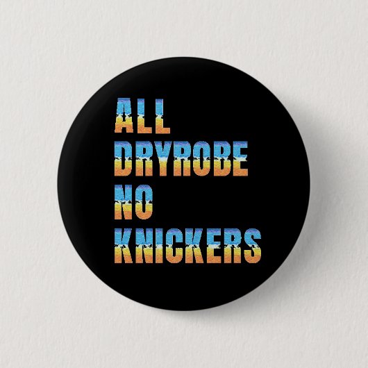 Wilde zwemmers geen zee zwemmers ronde button 5,7 cm (Voorkant)