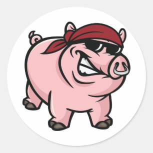 Wilde Zwijn Stickers