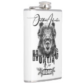 Wilde zwijnen jagen, outdoor avontuur koffie mok heupfles (Rechts)