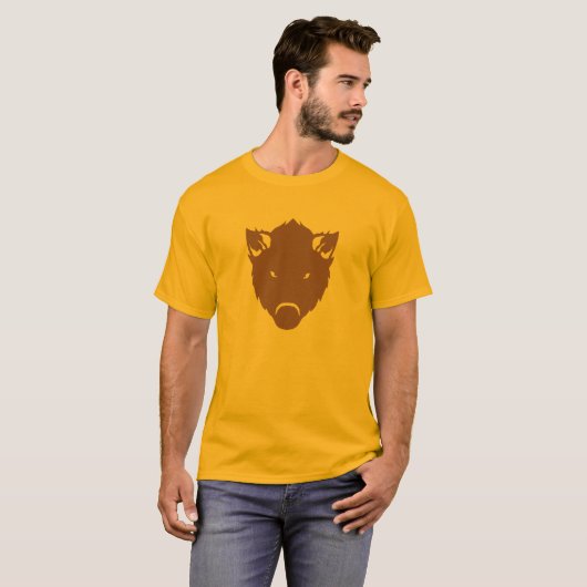 wilde zwijnen t-shirt (Voorkant volledig)