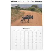 wildebeest afrika kalender (Mar 2027)