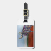 Wildebeest Bagagelabel (Voorkant verticaal)