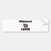 Wildebeest Lover Bumpersticker (Voorkant)