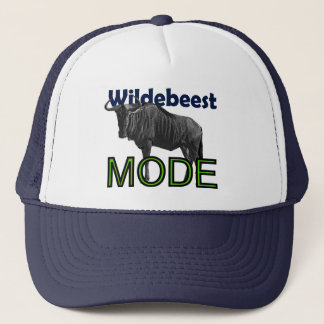 Wildebeest Mode Trucker Hat Pet