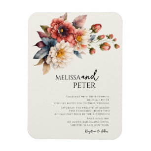 Wildebloemen Huwelijk Magneet
