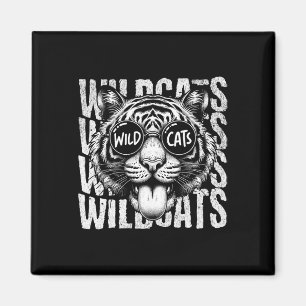 Wildekatten School Sporten Fan Teamgeest Terug naa Magneet