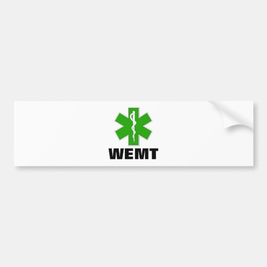 Wilderheid EMT Bumpersticker (Voorkant)