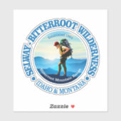 Wilderheid met selway-Bitterroot (C) Sticker (Vel)