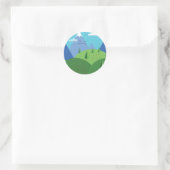 Wilderheid Ronde Sticker (Tas)