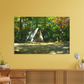 Wilderness A-Lijst Camping op de camping Canvas Afdruk (Insitu (Woonkamer))