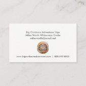 Wilderness Adventure reisgids Visitekaartje (Achterkant)