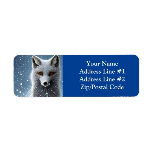 Wilderness Artic Fox Etiket (Voorkant)