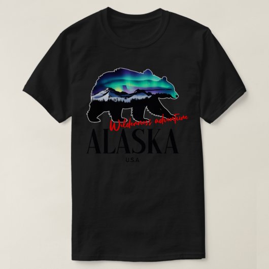 Wilderness avontuur Alaska VS TShirt 2 (Design voorkant)