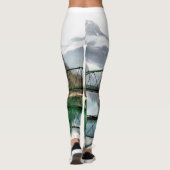 Wilderness Bridge Scene Buiten Leggings (Achterkant)