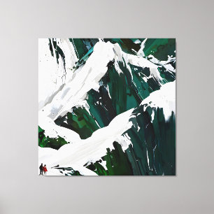 Wilderness in beweging canvas afdruk