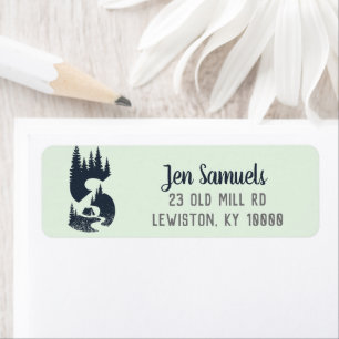 Wilderness Monogram 'S' Retouradreslabel Etiket
