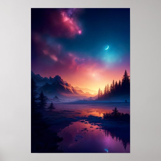 Wilderness Nocturne Poster (Voorkant)