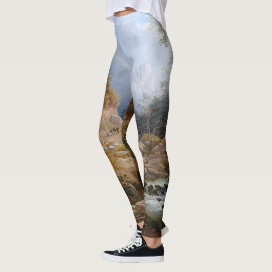 Wilderness Stream Forest All Over Print Leggings (Links)